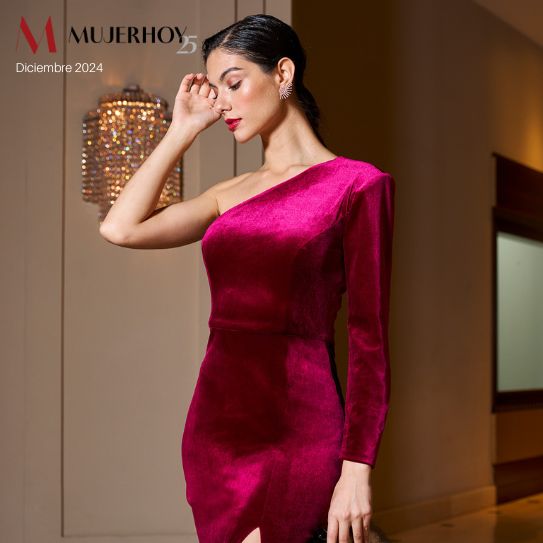 Invitadas de invierno, estos vestidos de terciopelo súper elegantes serán tu salvación