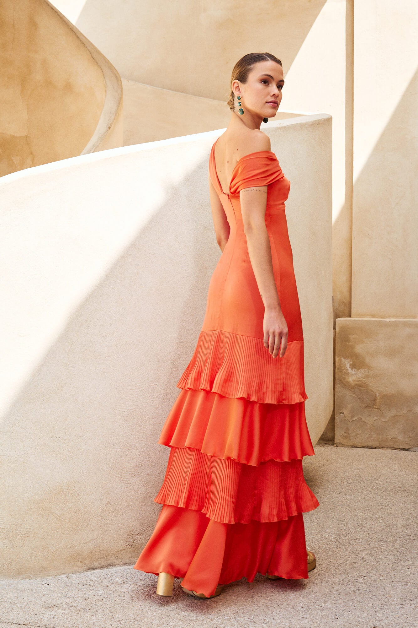 Cala Orange Dress