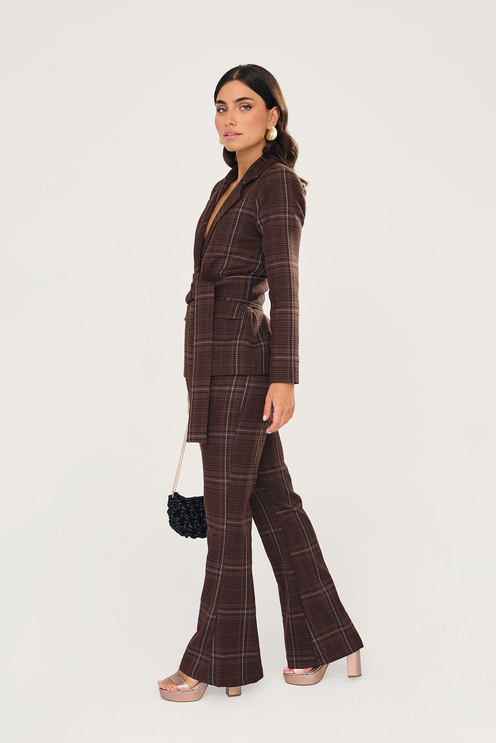 Blazer Oxford marron
