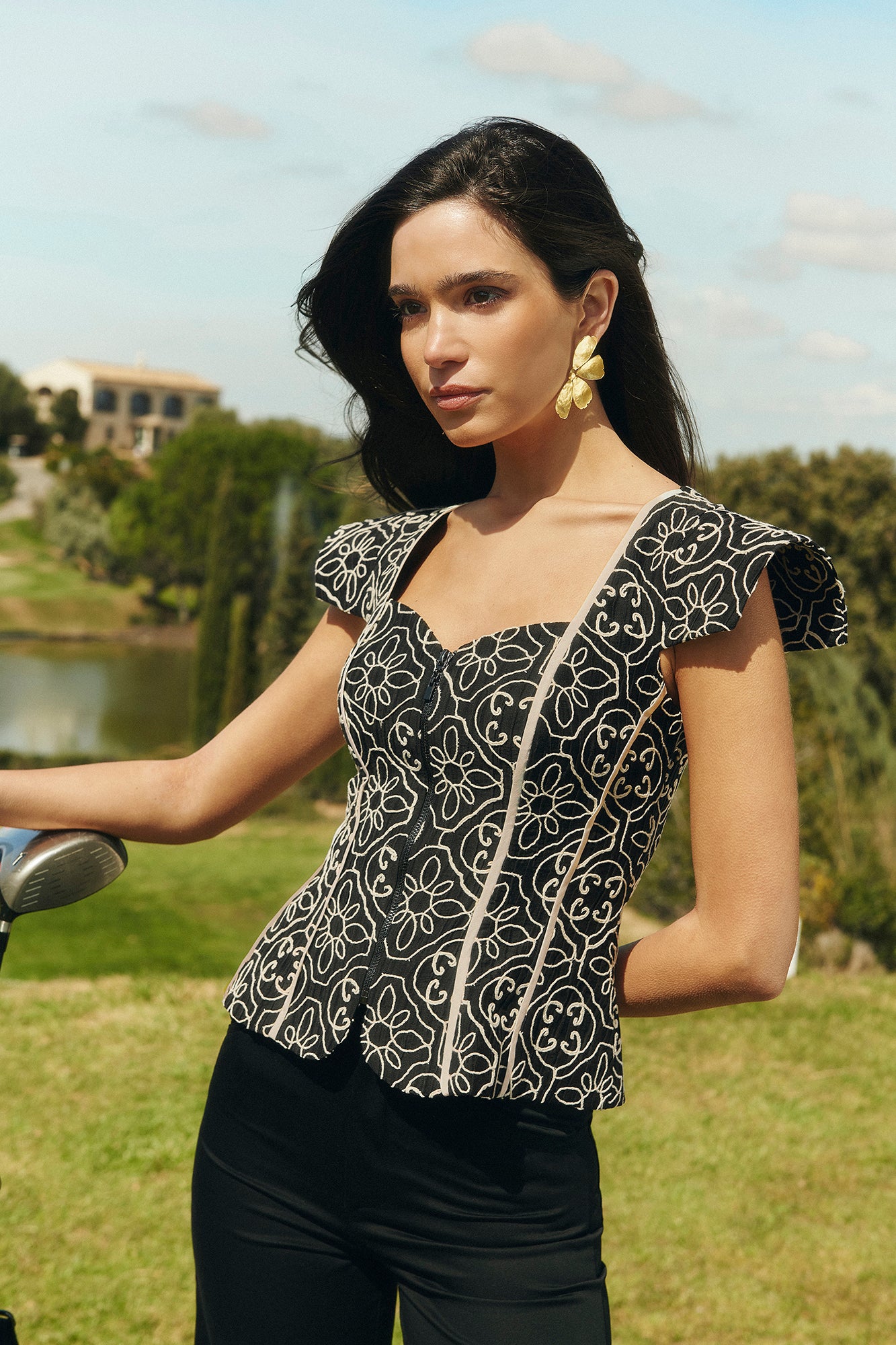 MIPHAI Top Athena Negro Invitada