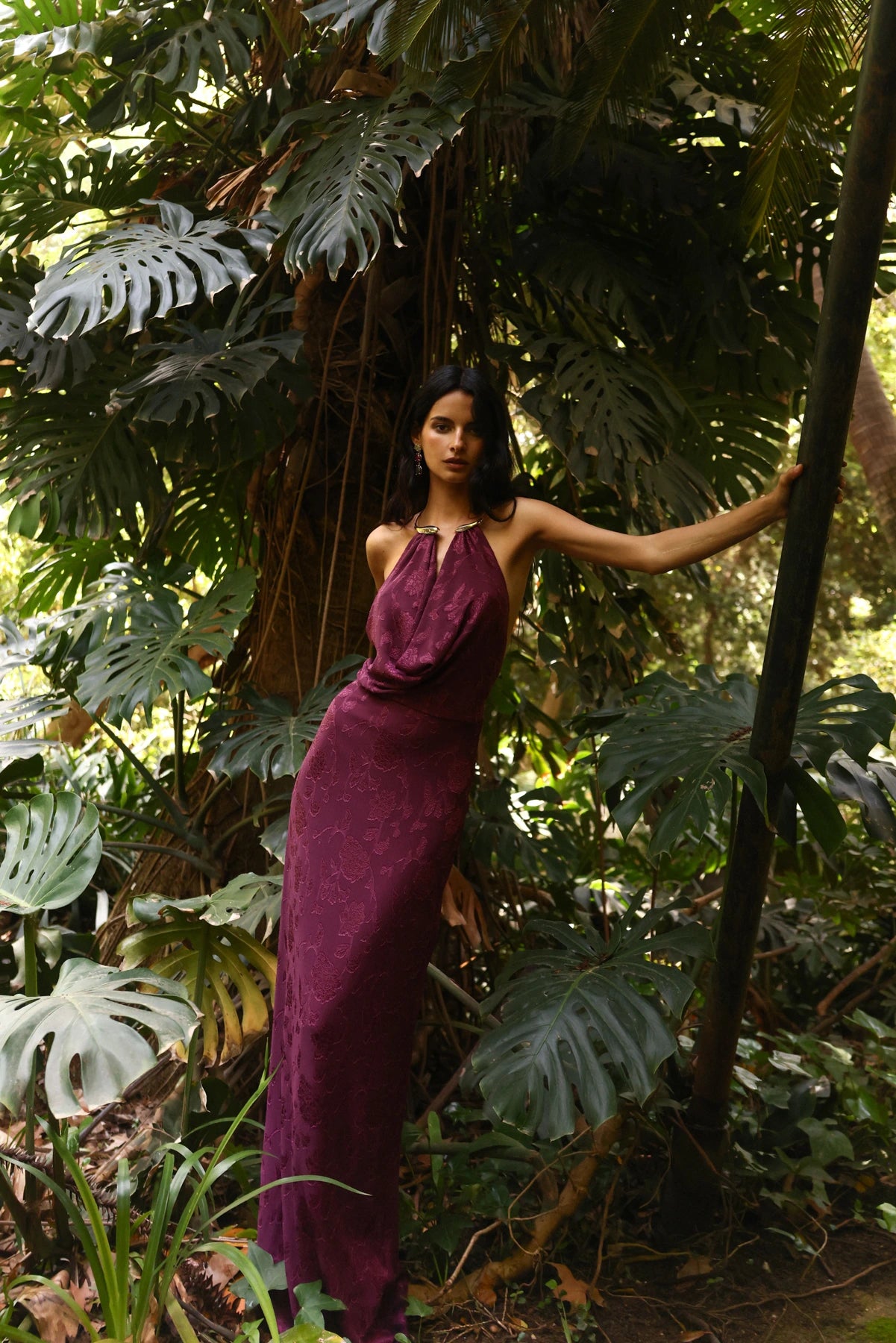 Miphai Vestido Alheli Berenjena Invitada