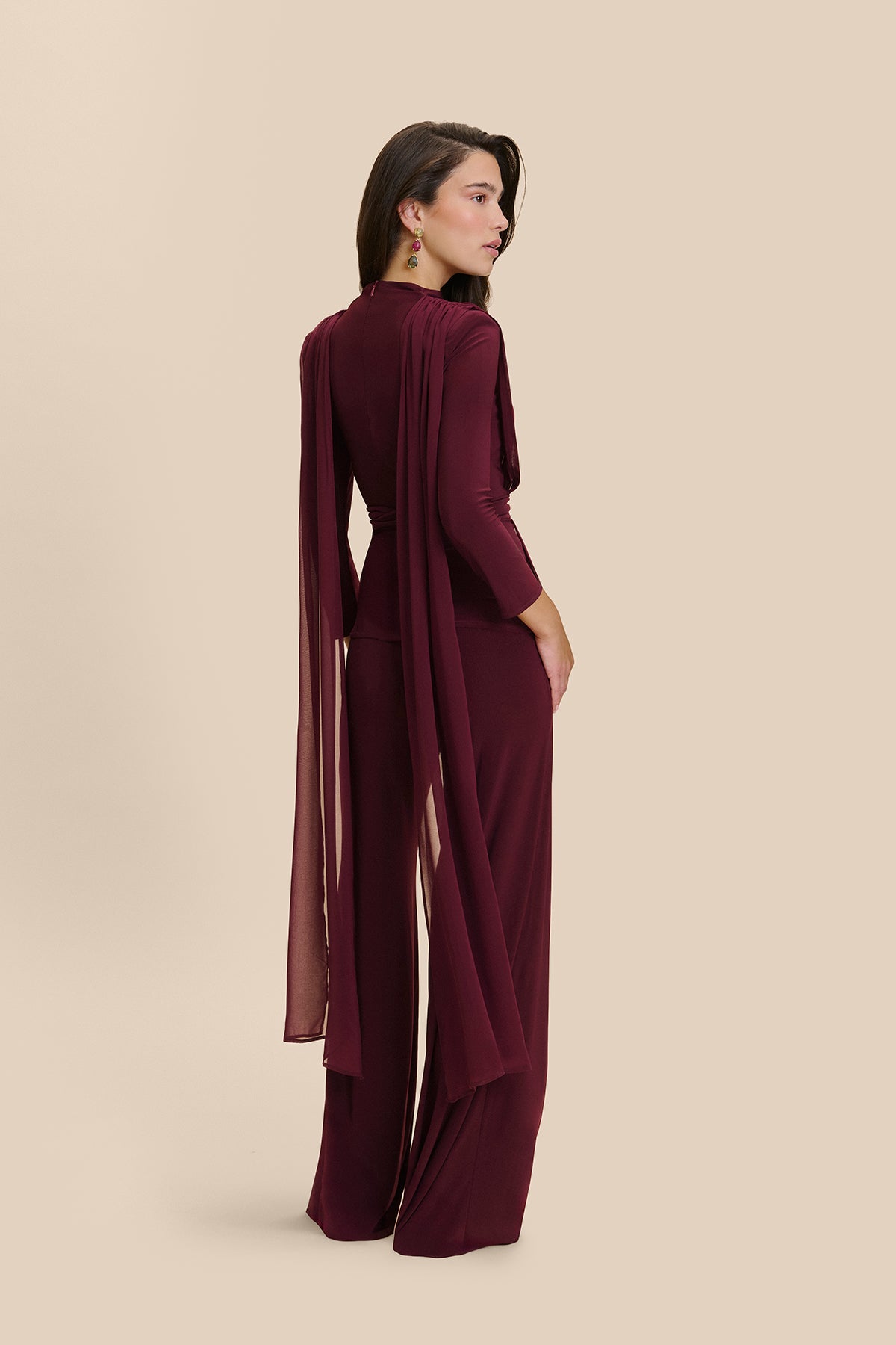 Nina Aubergine Blouse