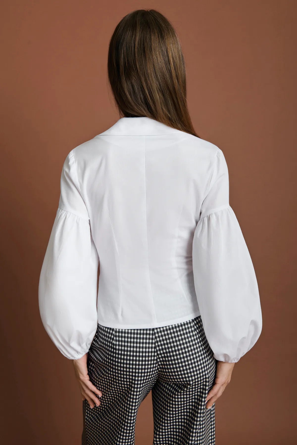 Miphai Blusa Sabine Blanco Casual Espalda