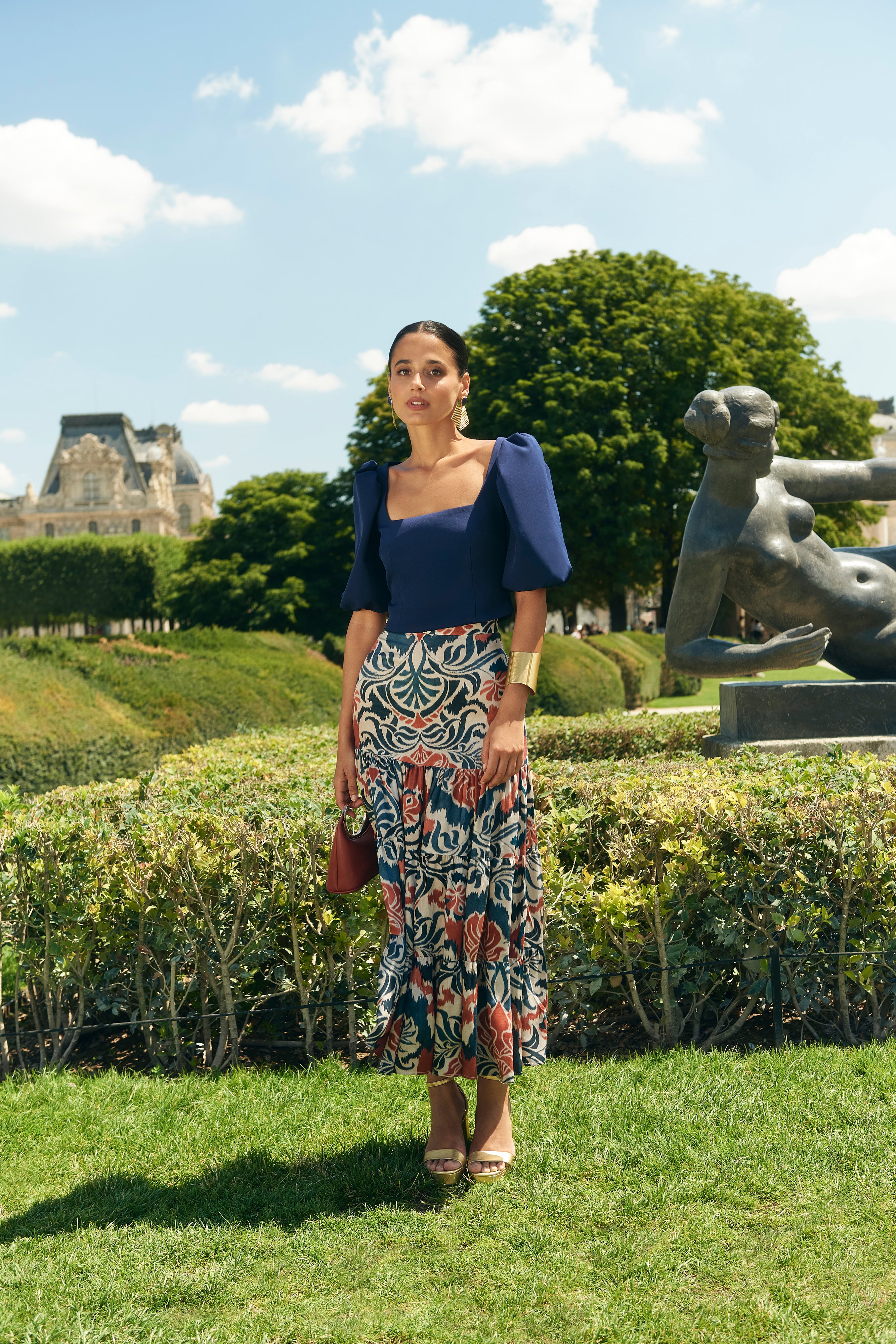 Falda Fleur Estampado Étnico