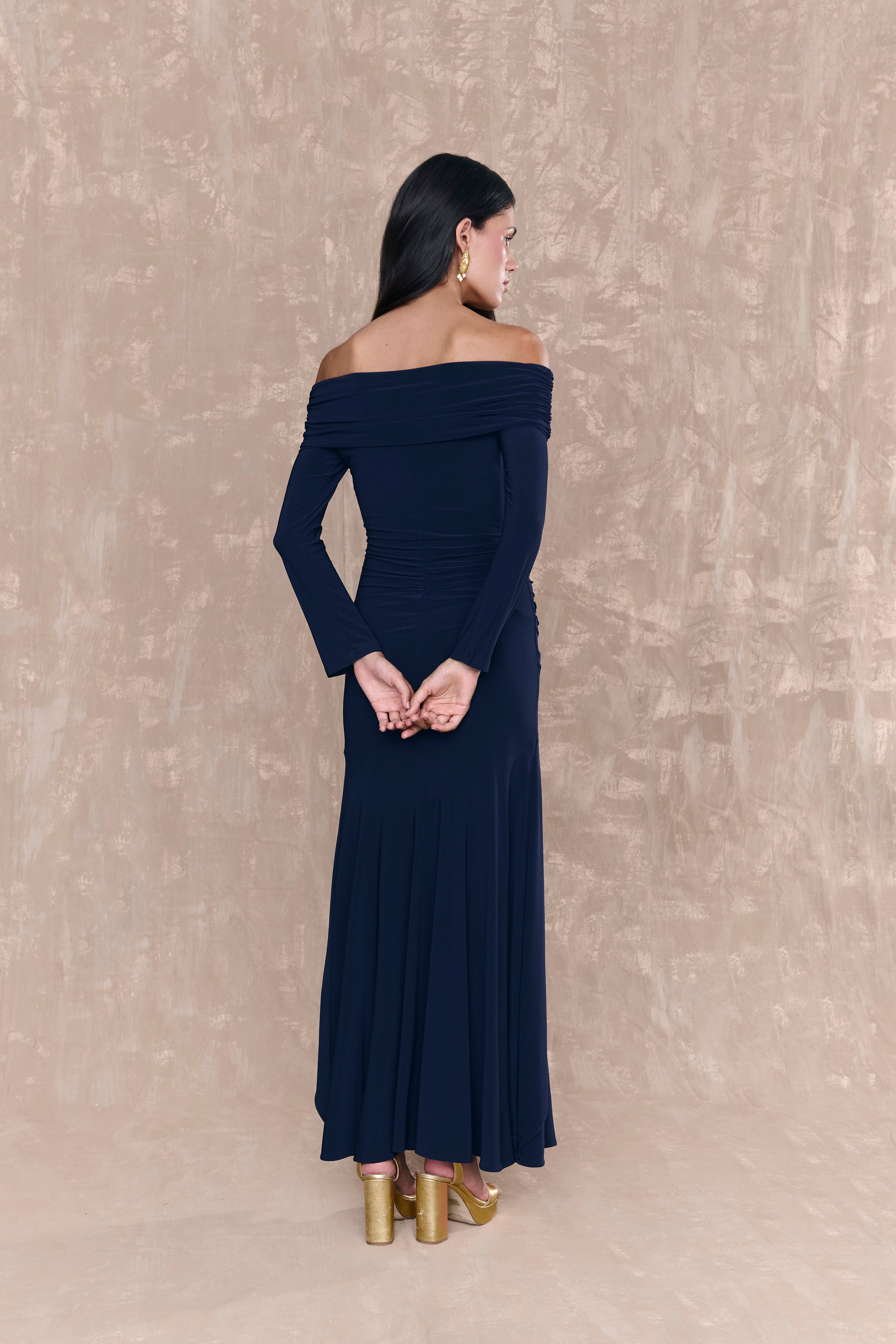 Diane Navy Blue Dress