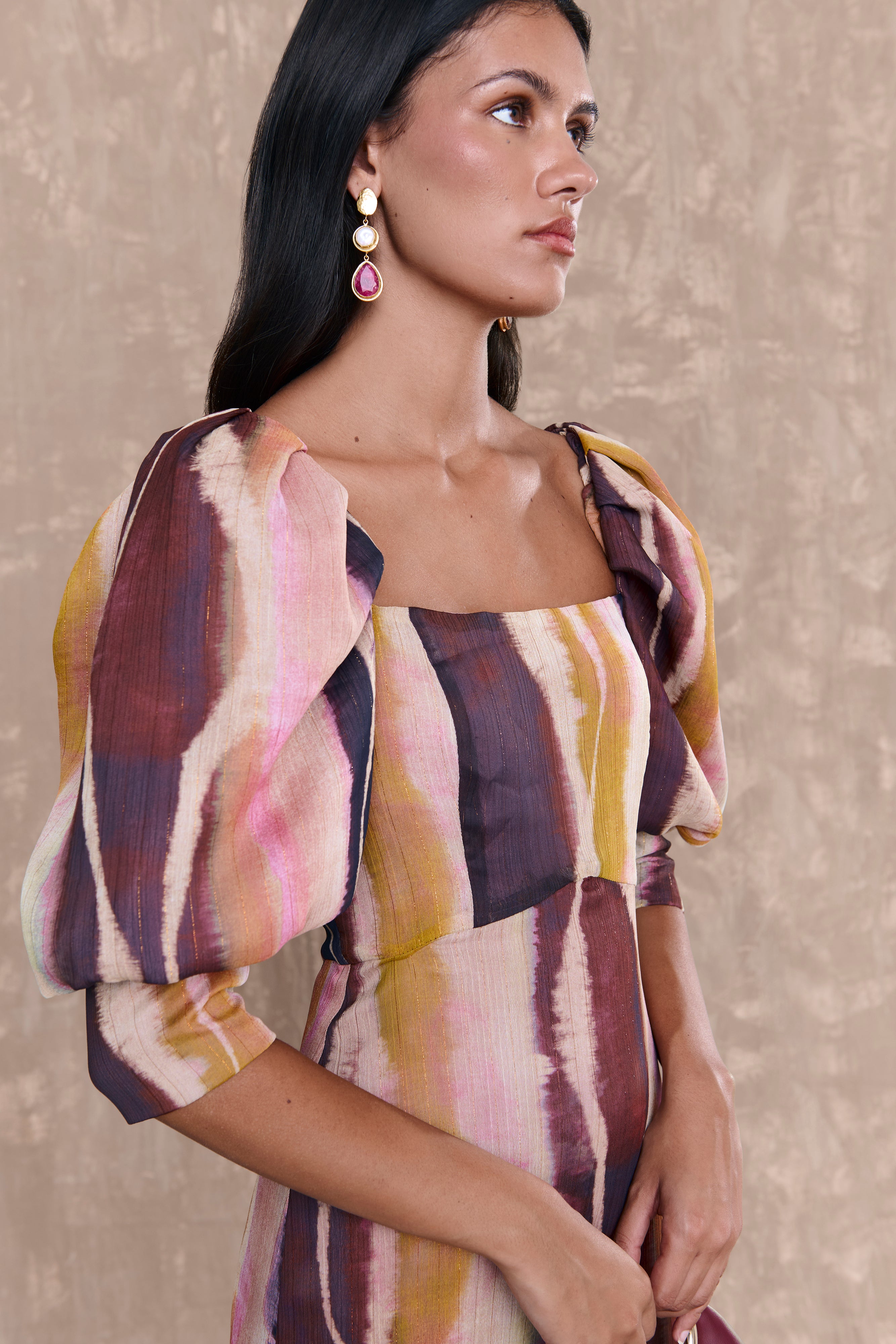 Loan Multicolor Print Dress