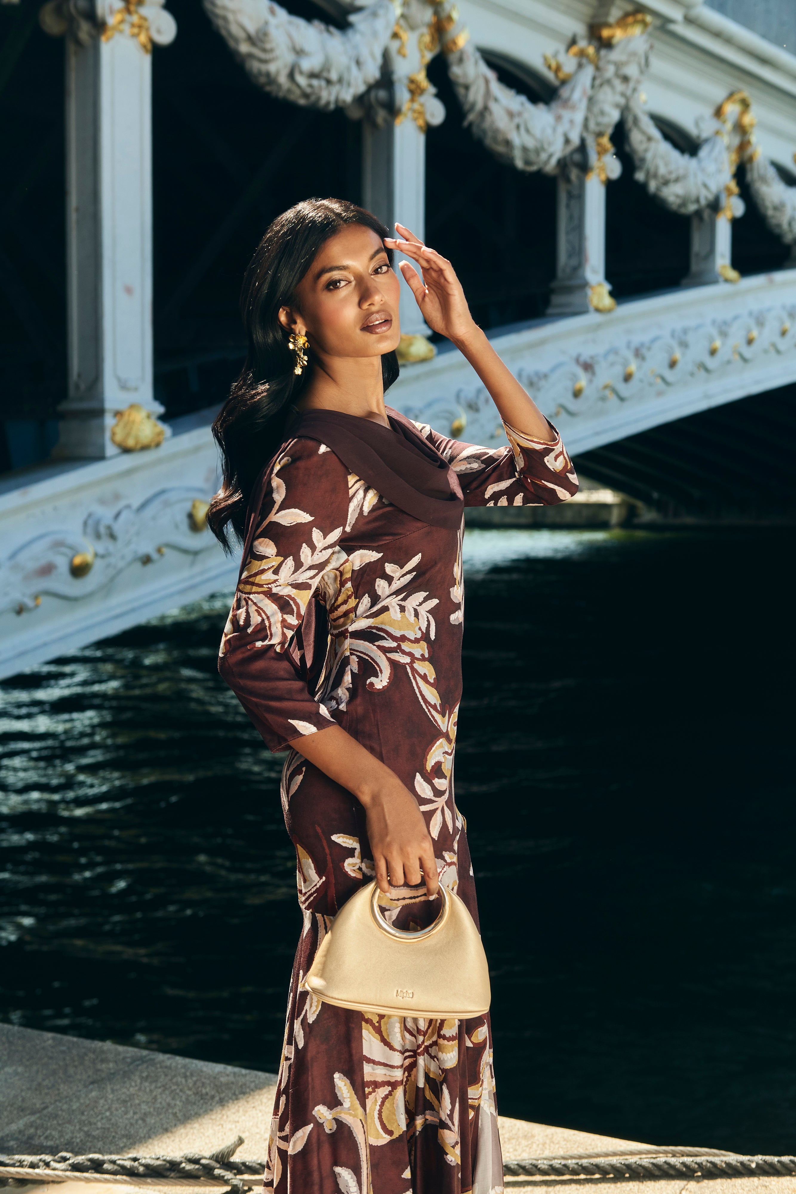 Violette Floral Print Dress