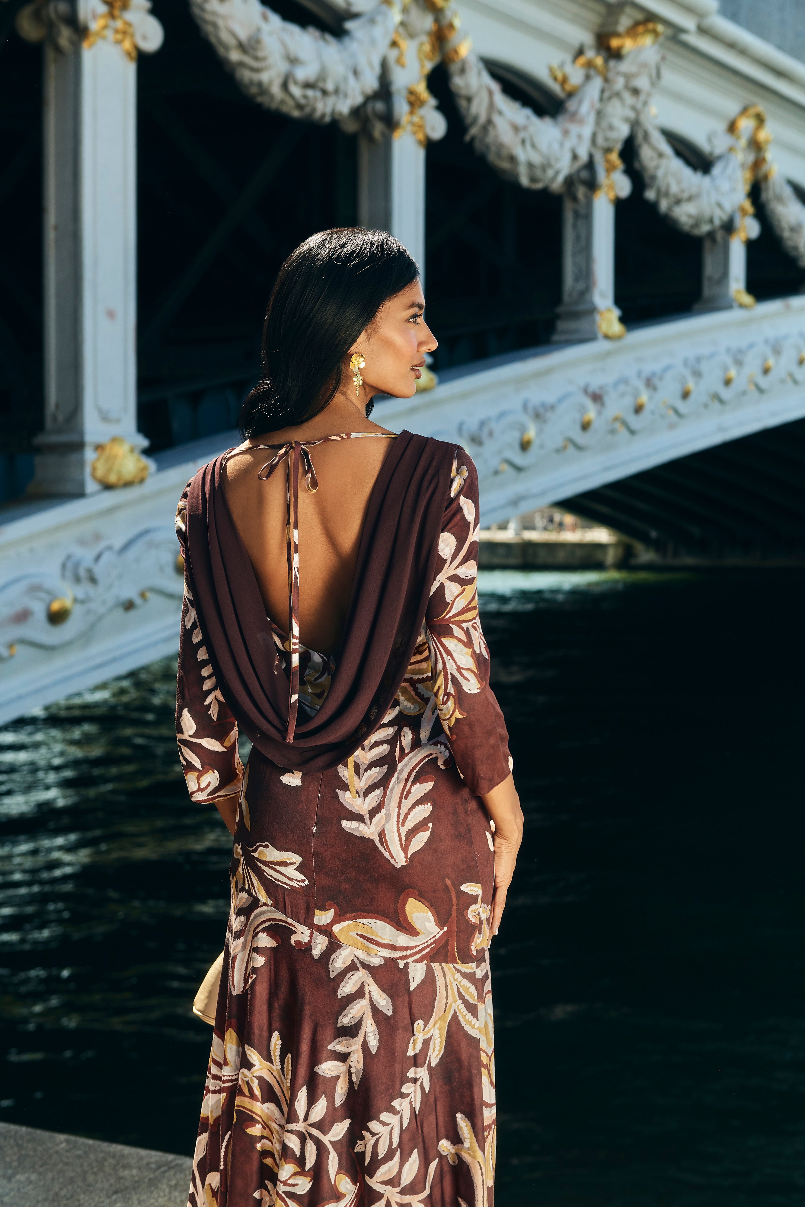 Violette Floral Print Dress