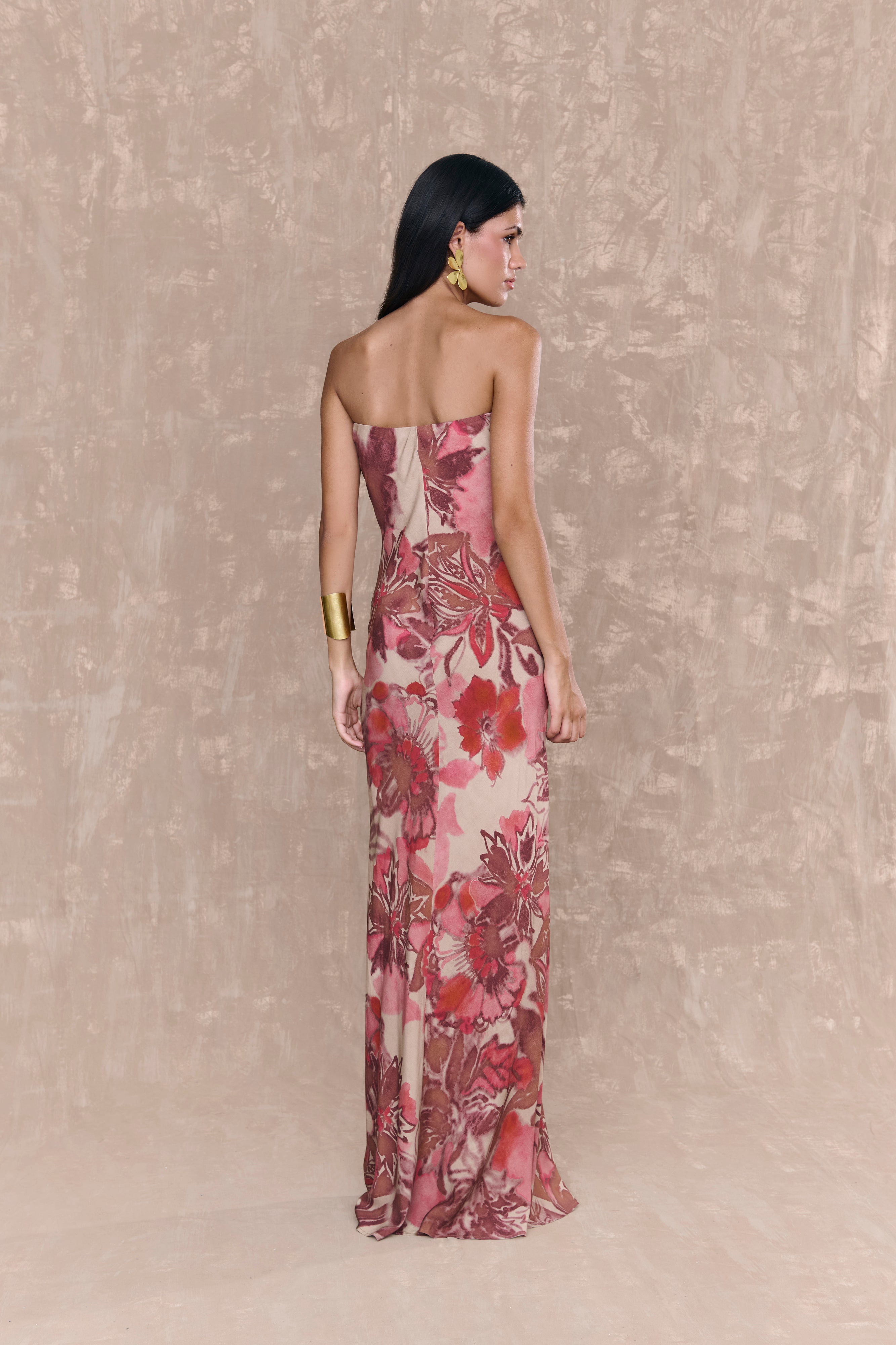 Zoe Pink Floral Print Dress