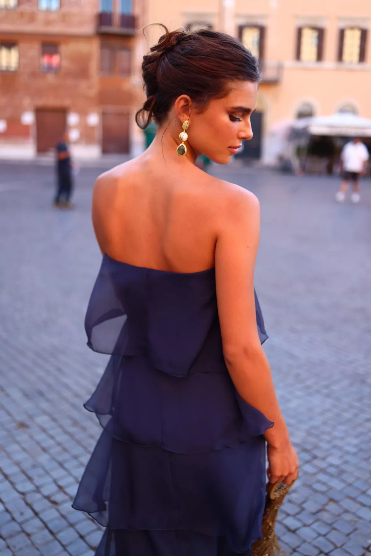 Khayal Navy Blue Dress