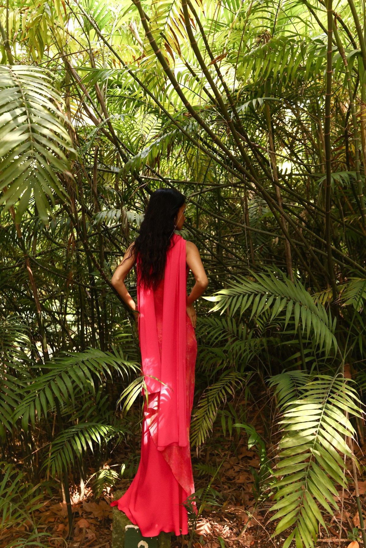 MIPHAI Vestido Moka Fucsia Invitada