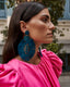 Pink Manizales Palm Earring