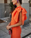 Orange Petal Dress