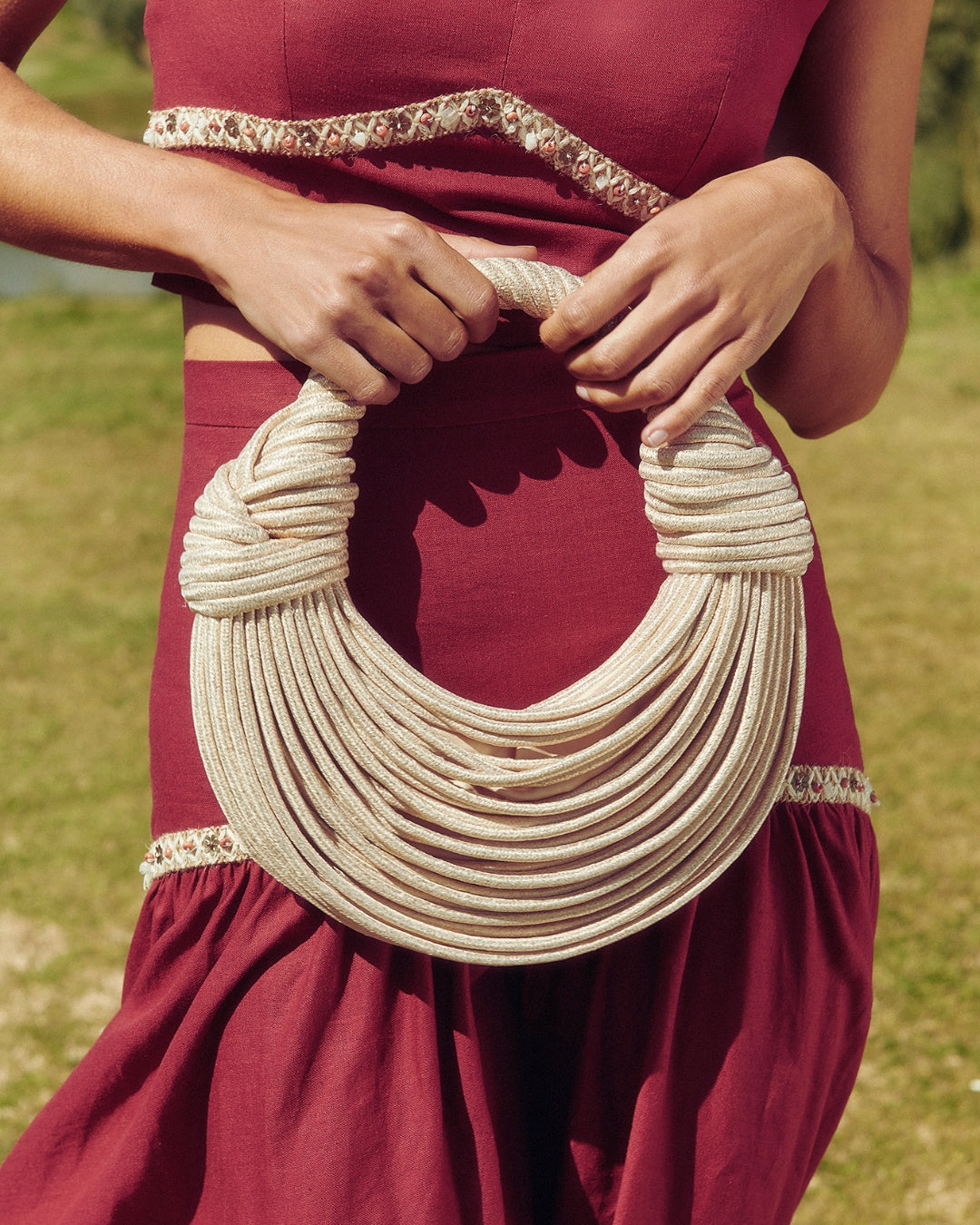 MIPHAI BOLSO CASIA DORADO HERITAGE CLUB BOLSO INVITADA