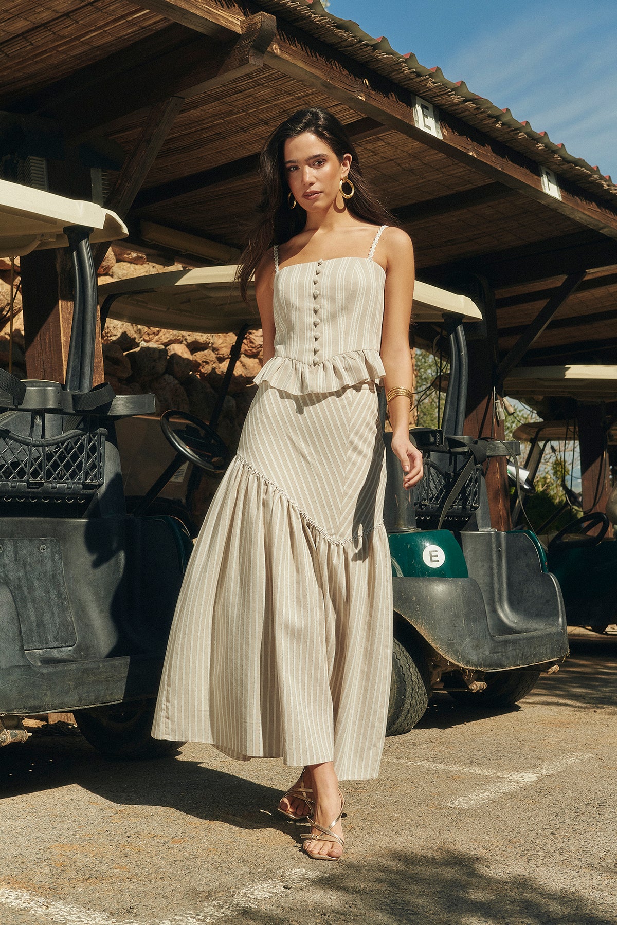 MIPHAI | Naomi Skirt Beige