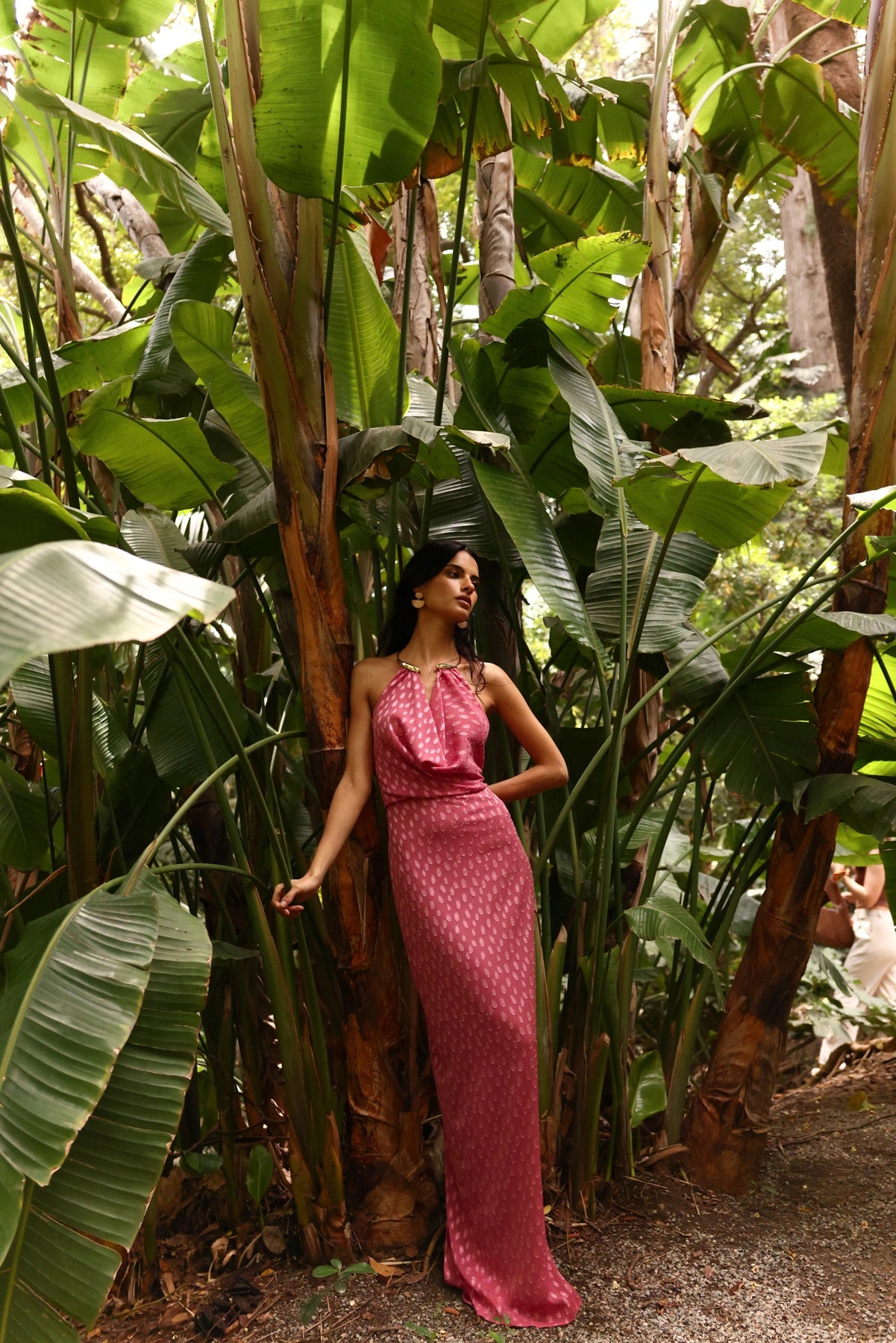 Miphai Vestido Alheli Rosa Invitada