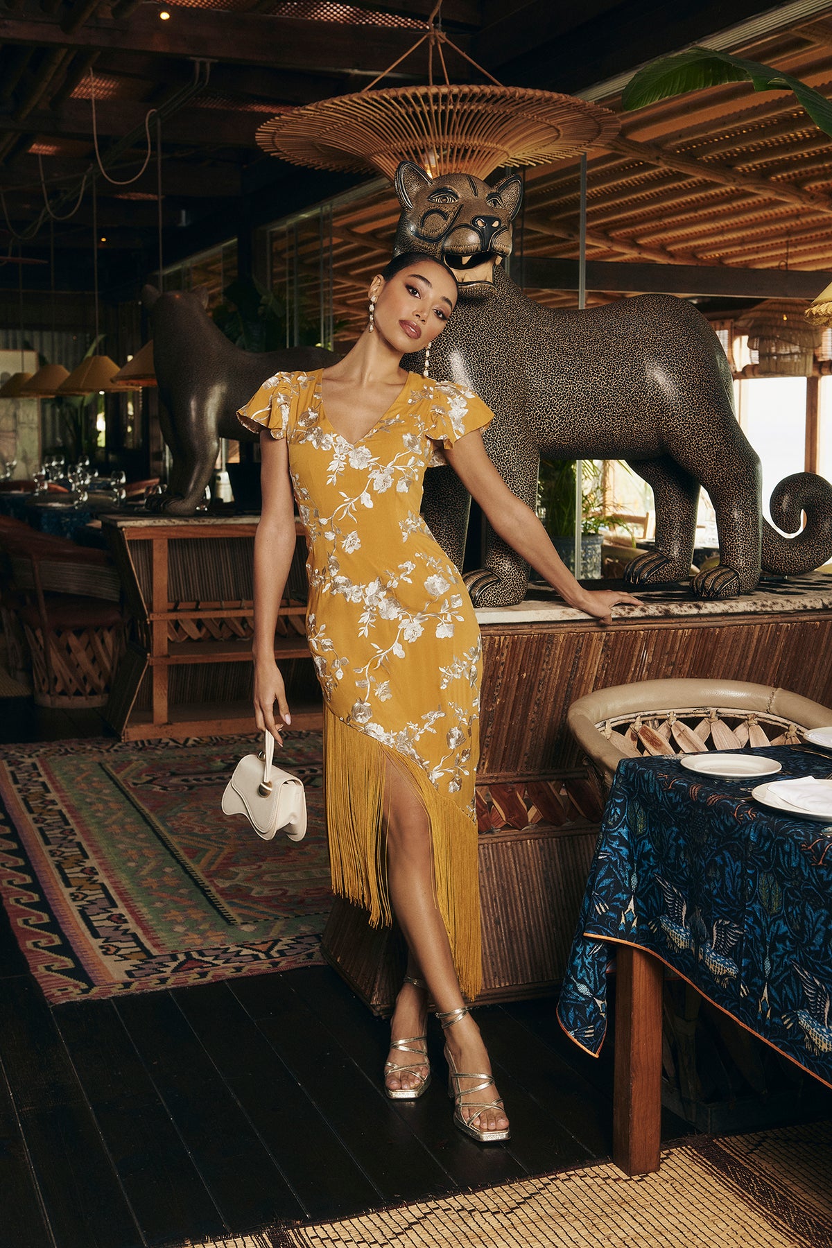 MIPHAI | Mustard Manila Dress