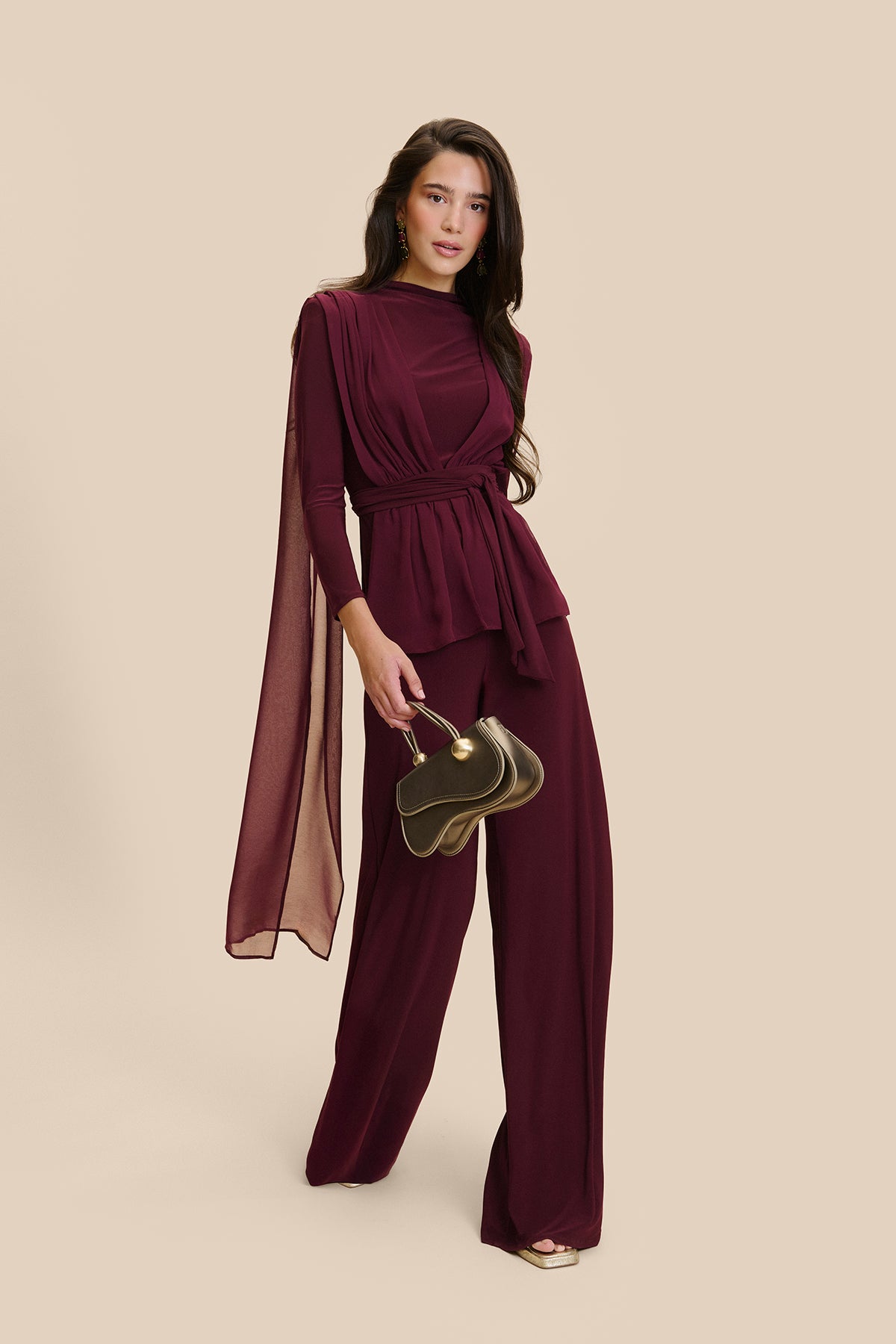 Blusa Nina Berenjena