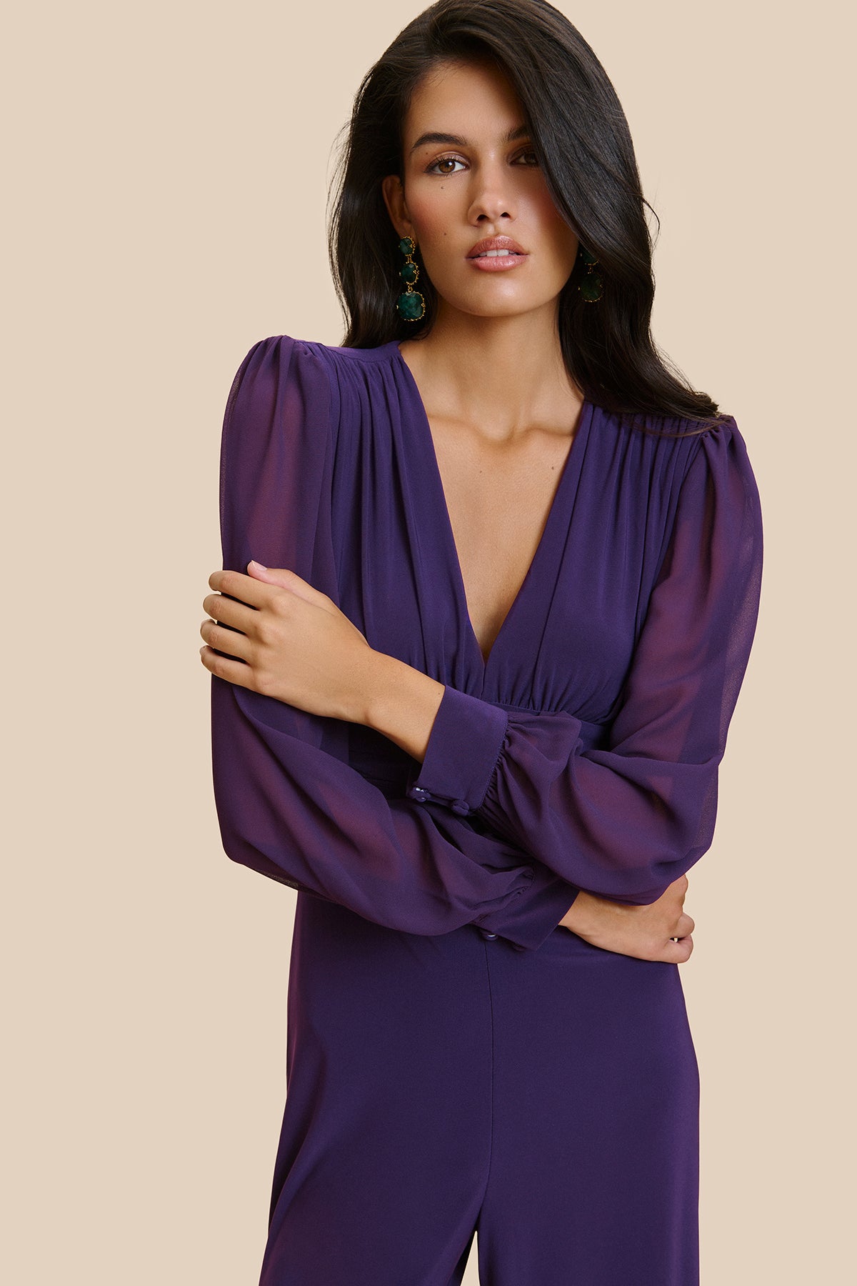 Amalfi Purple Jumpsuit