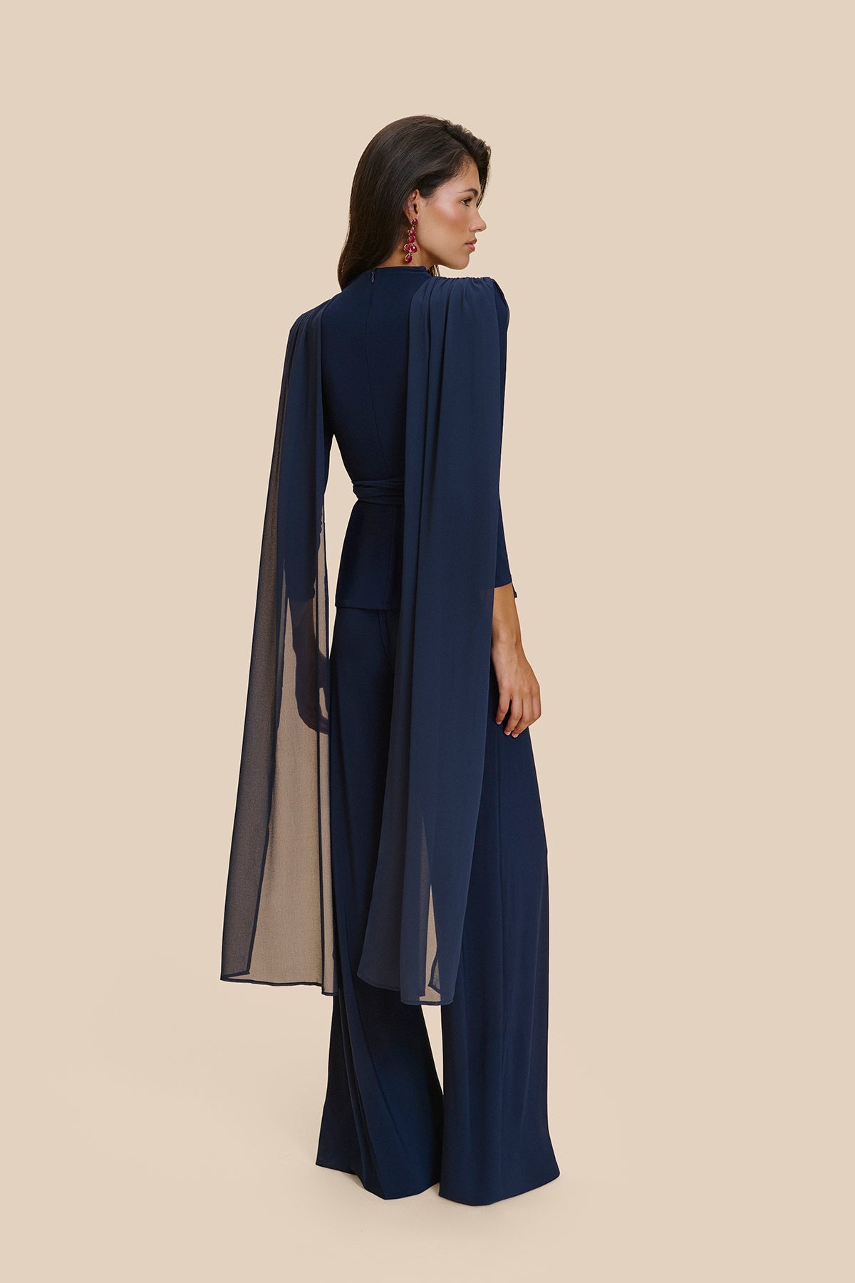 Nina Navy Blue Trousers