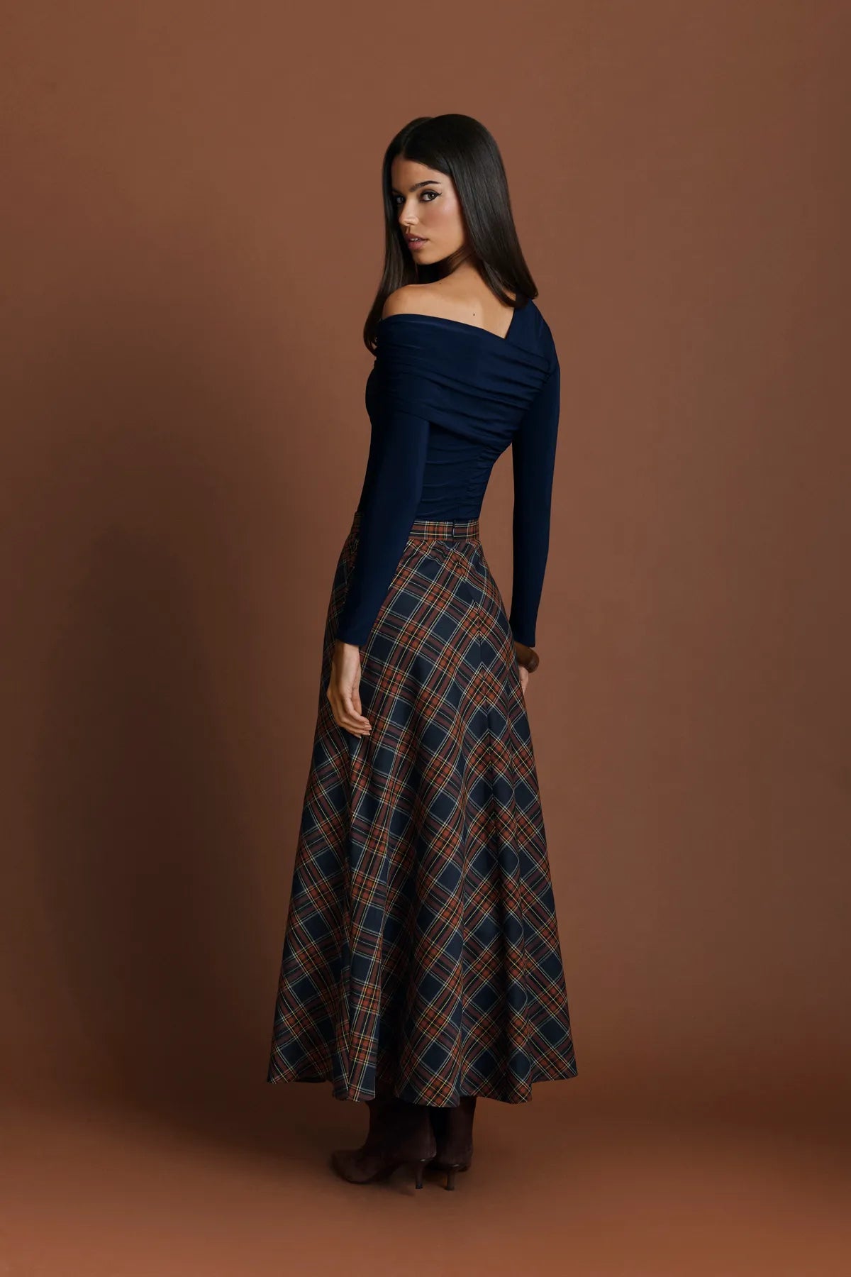 Miphai Top Elara Azul Marino Casual Mirada