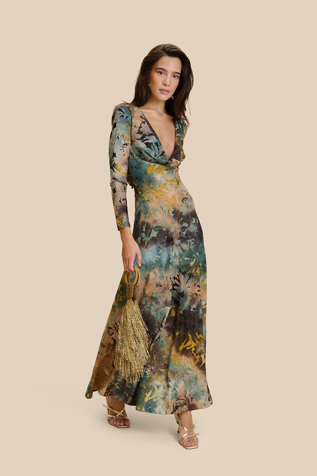 Robe Cornelia Imprimé Vert
