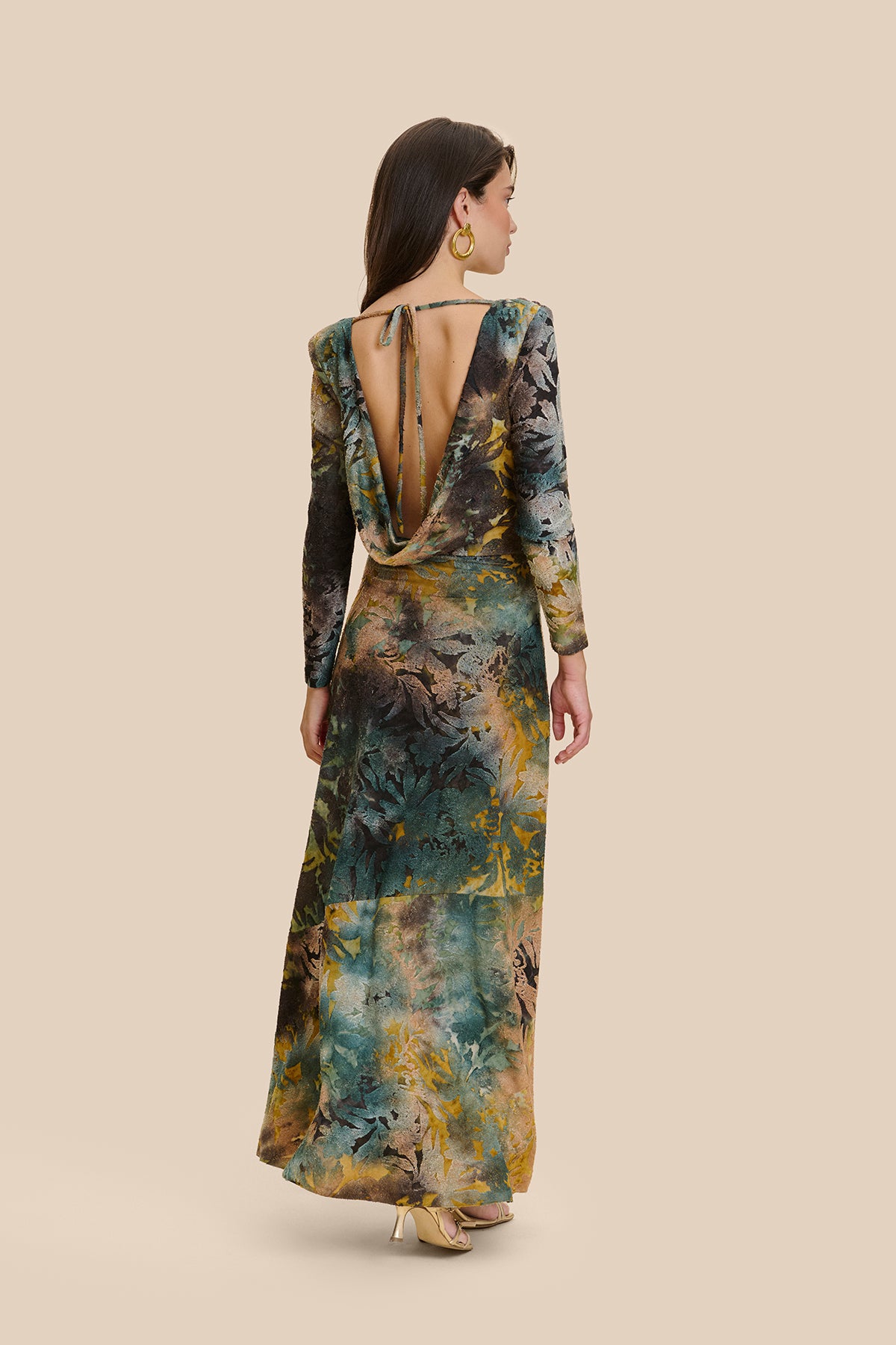 Robe Cornelia Imprimé Vert