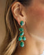Green Coria Earrings