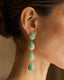 Mairena Green Water Earrings 