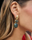 Green Stone Earrings