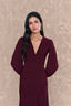 Katia Aubergine Dress