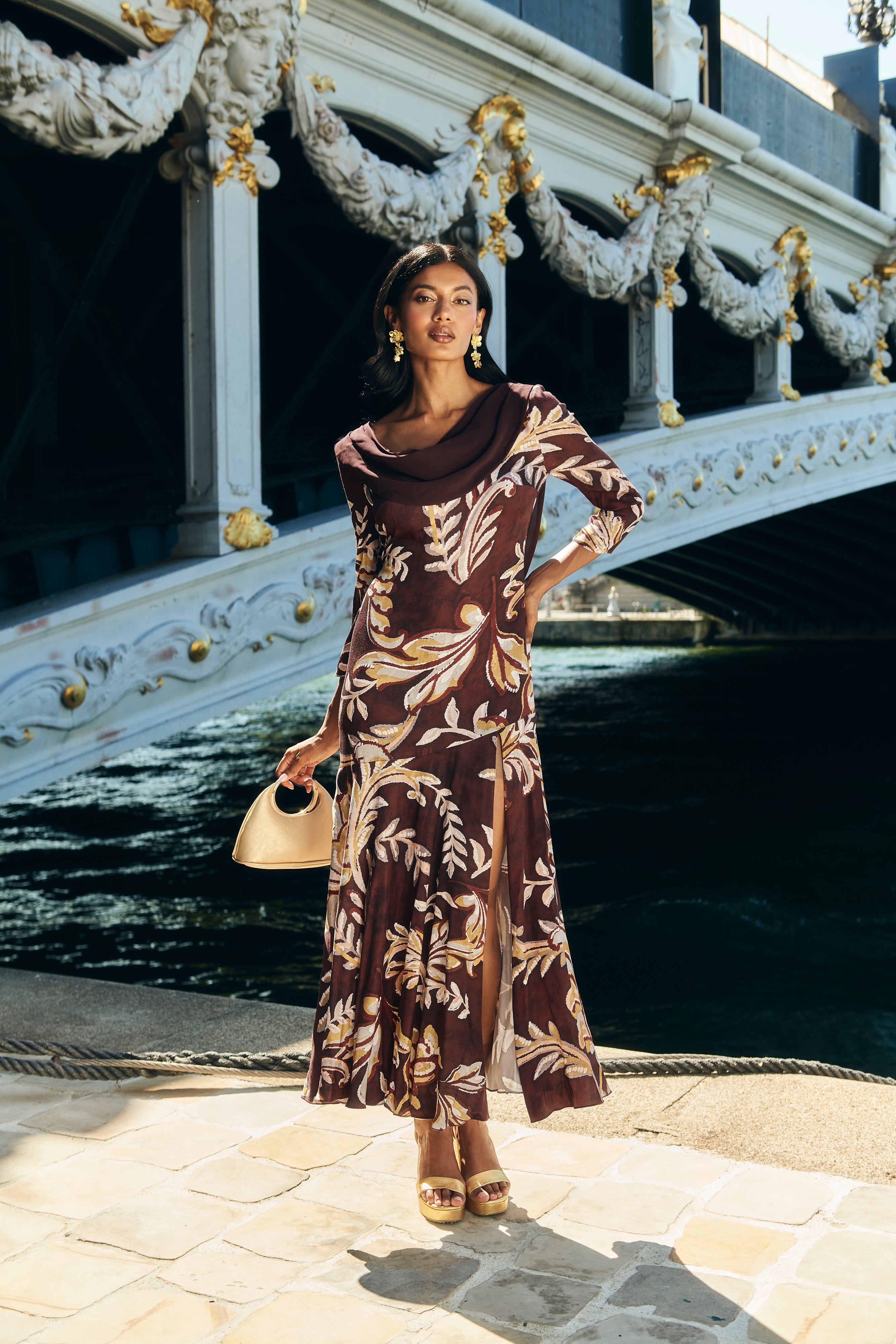 Violette Floral Print Dress – Miphai