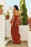 Plain Terracotta Dress