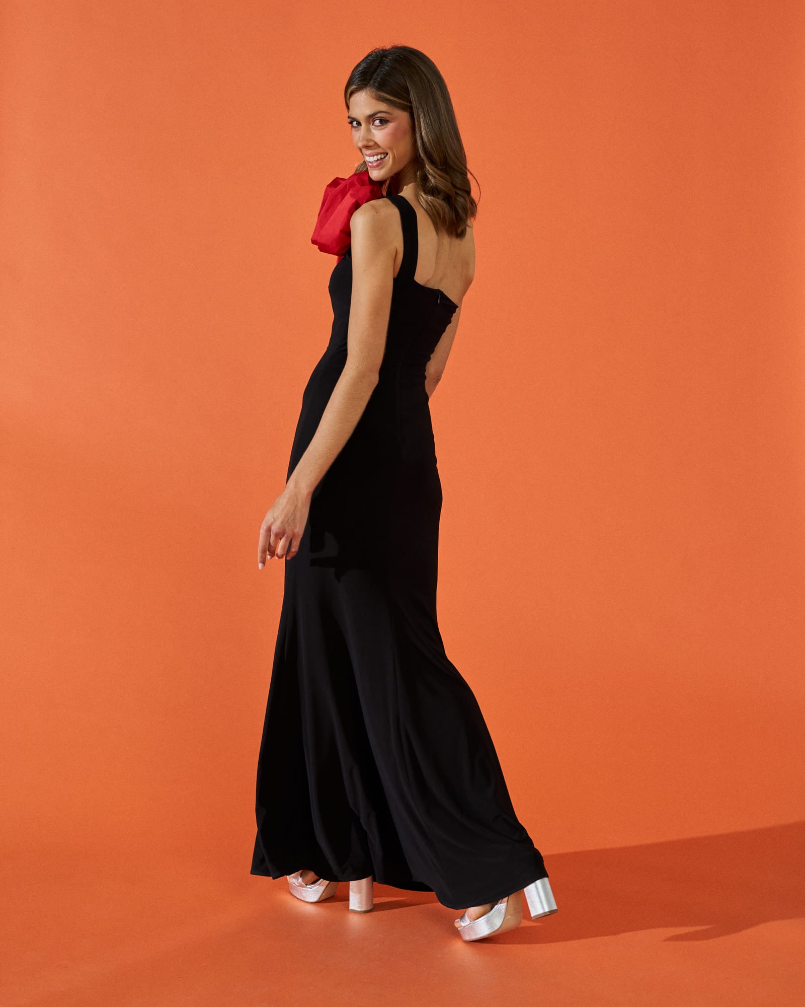 Vestido Sicilia Flor Negro MIPHAI – Miphai