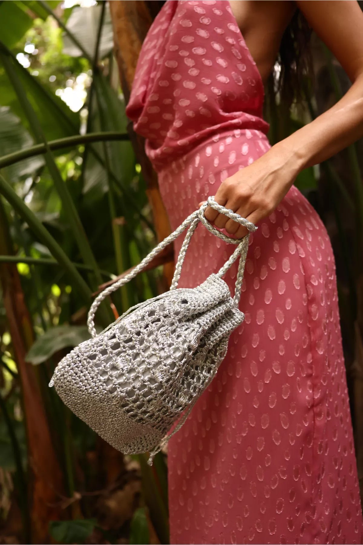 MIPHAI Bolso Saco Lusso Dorado