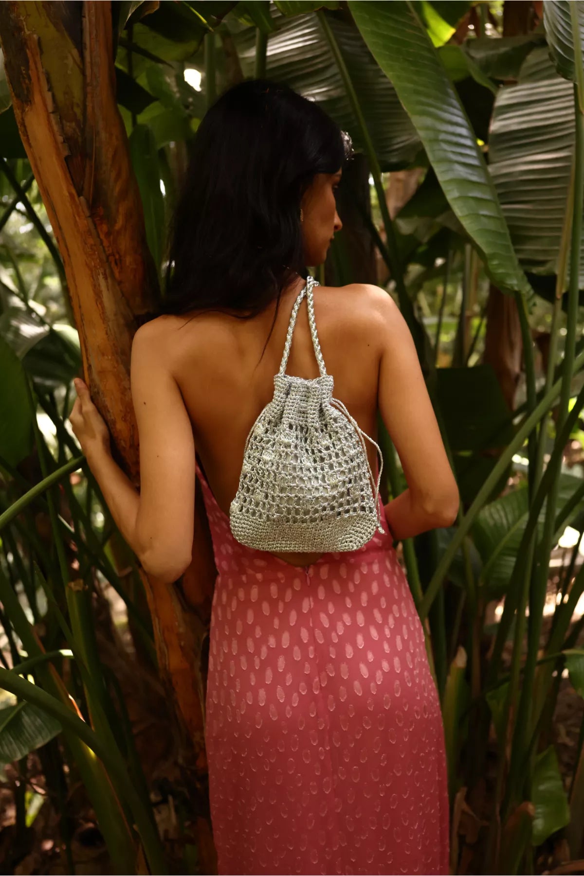 MIPHAI Bolso Saco Lusso Dorado
