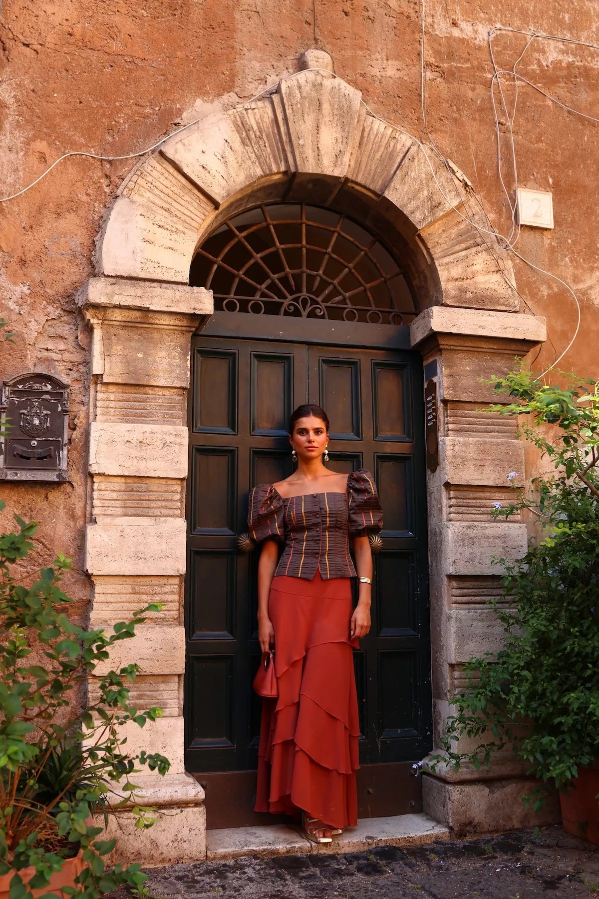 Falda Giulia Terracota