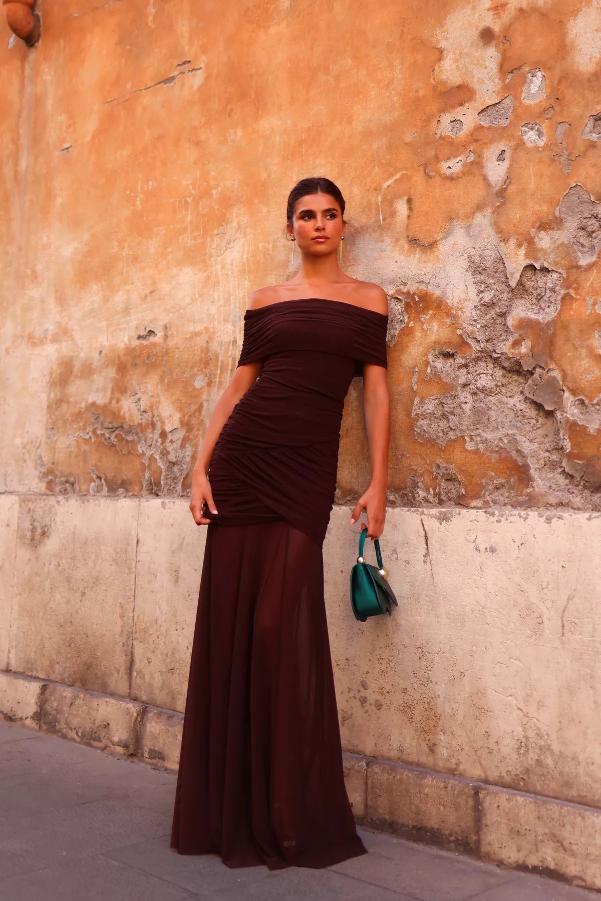 Aisha Brown Dress