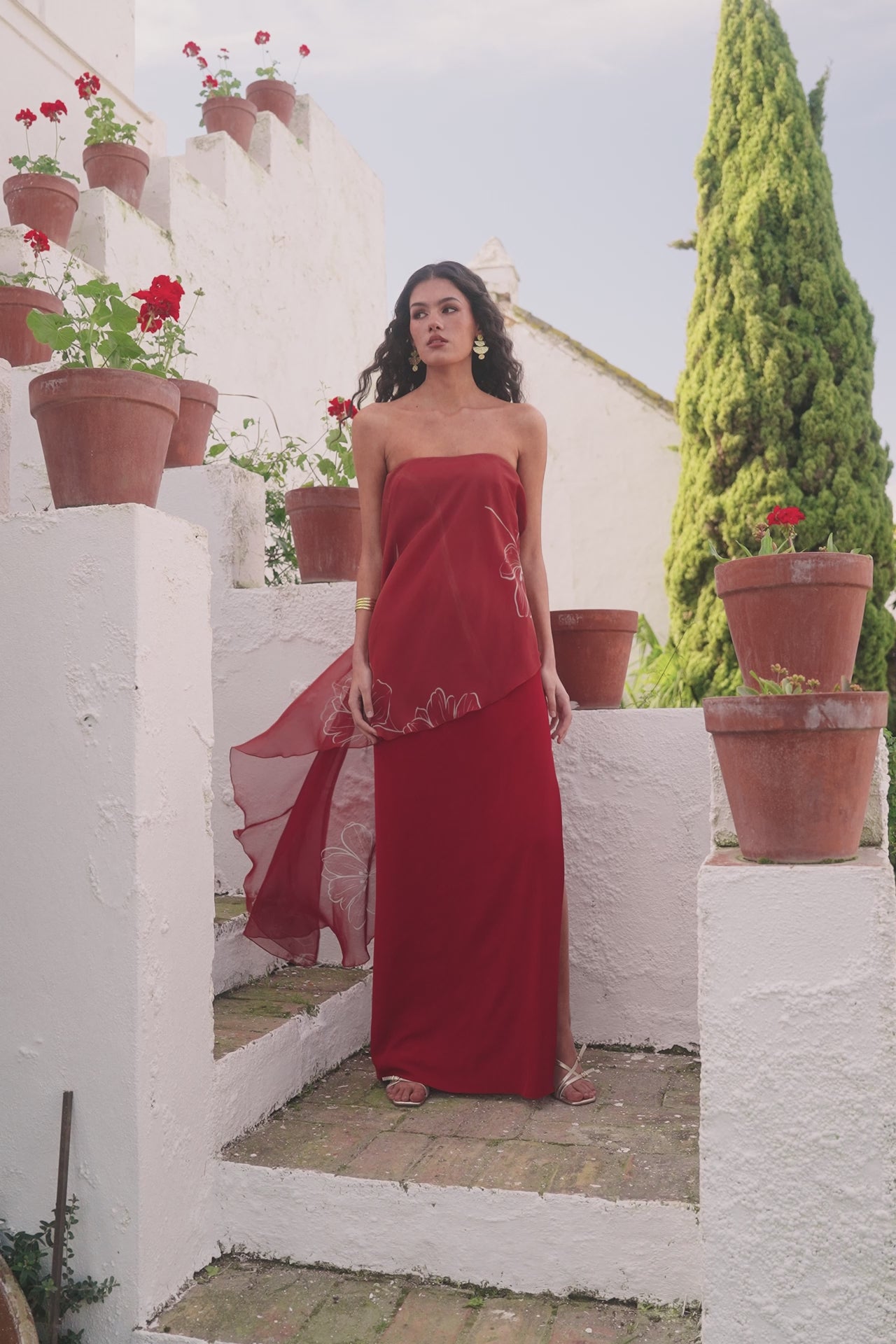 Miphai_Vestido_Liso_Terracota_Invitada