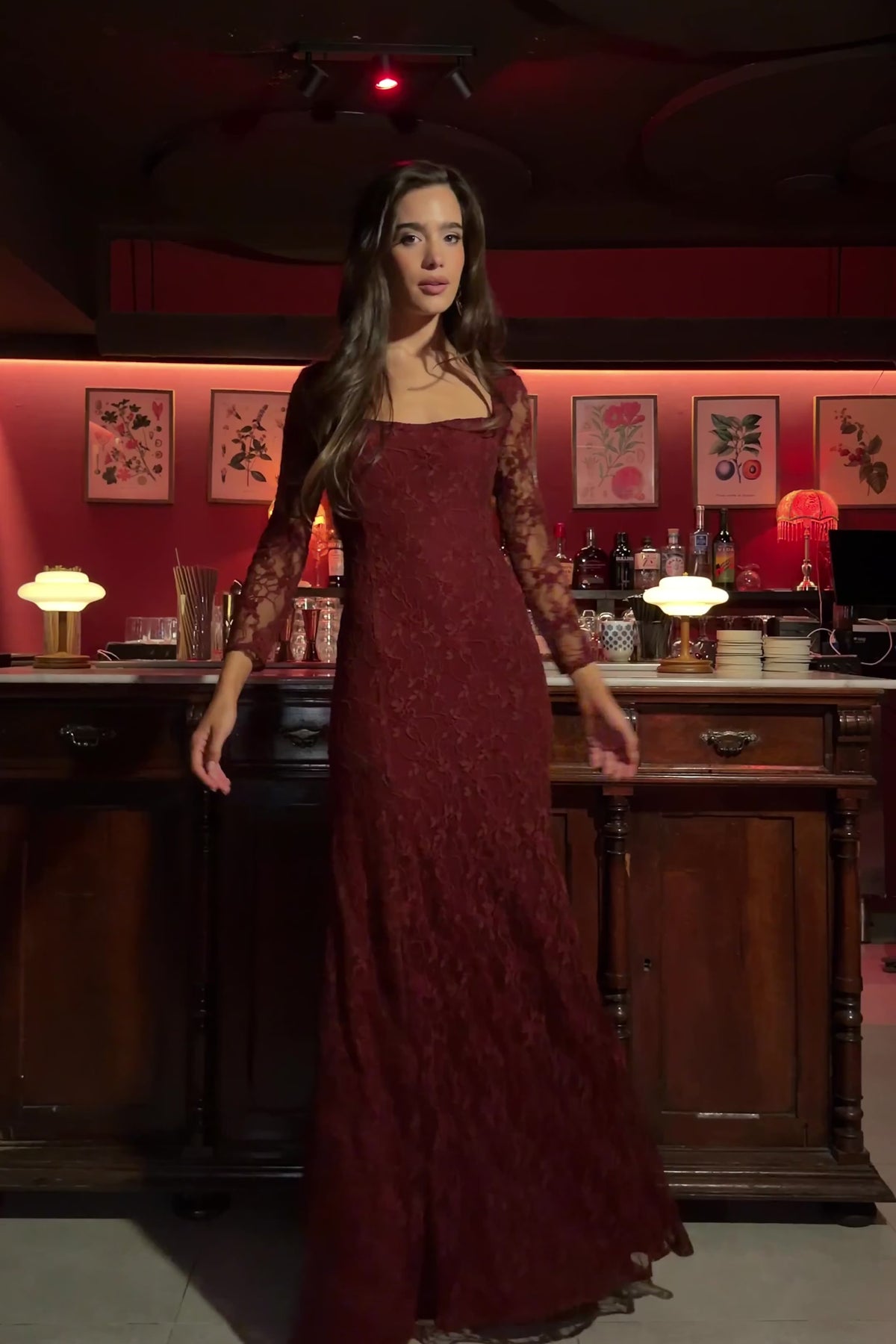 Miphai Vestido Chérie Granate