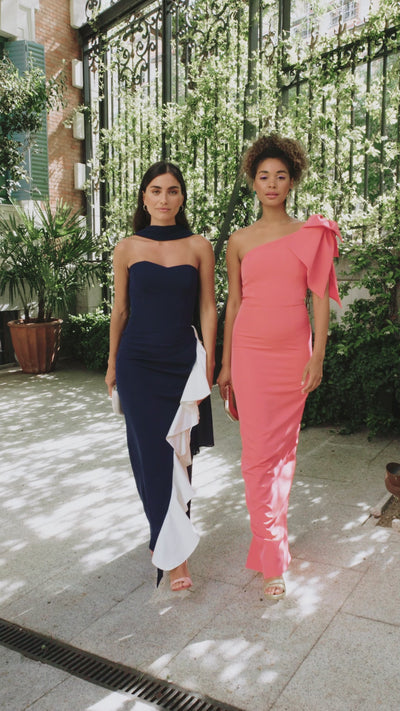 Chal Gala Azul Marino