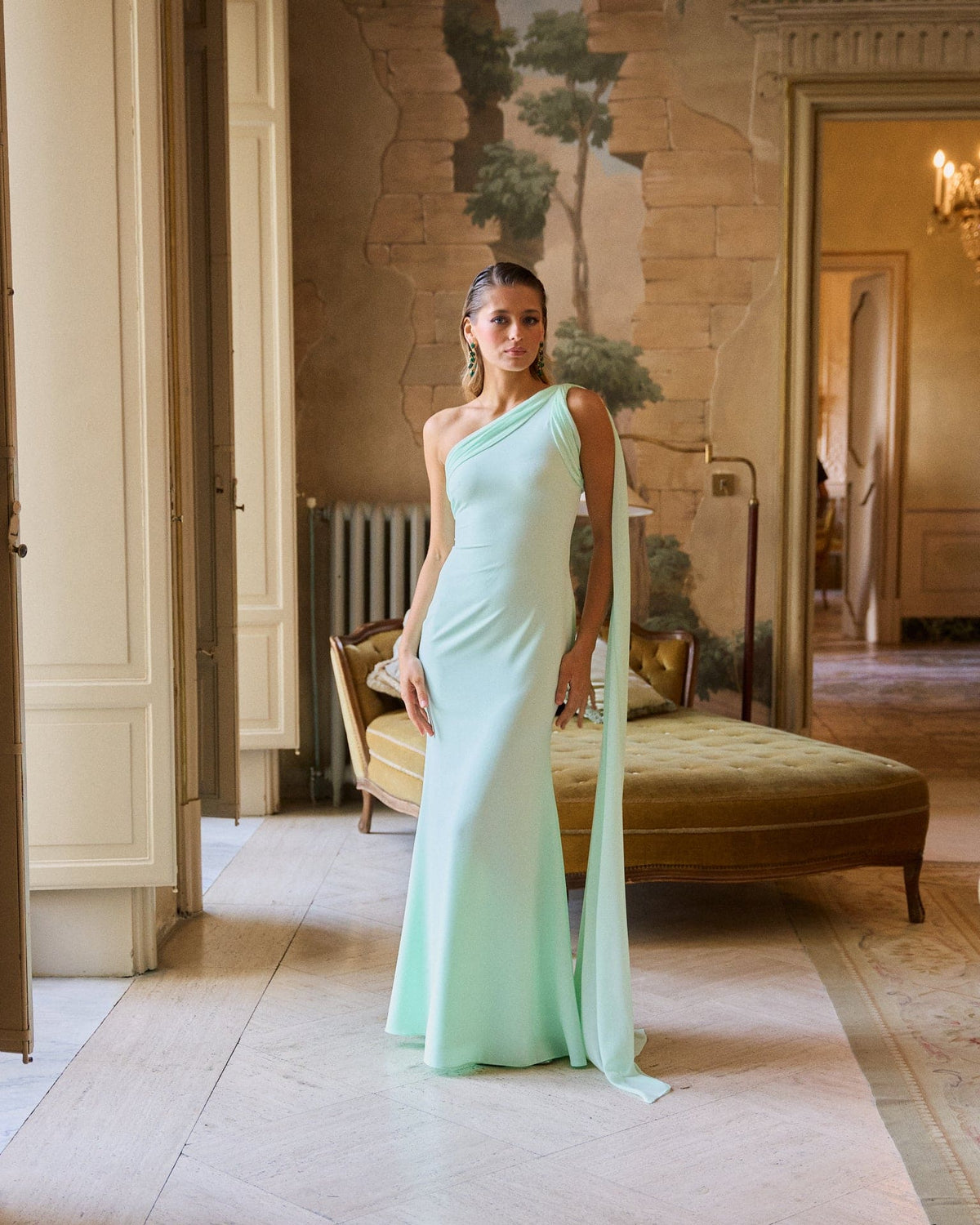 Mint Green Helena Maxi Dress – Miphai