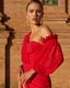 Red Camila Dress