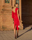 Red Camila Dress