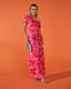 Pink Floral Print Oriana Dress