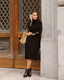 Black Siena knitted dress