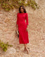 Red Tati dress