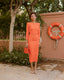Orange Tati dress