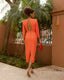 Orange Tati dress